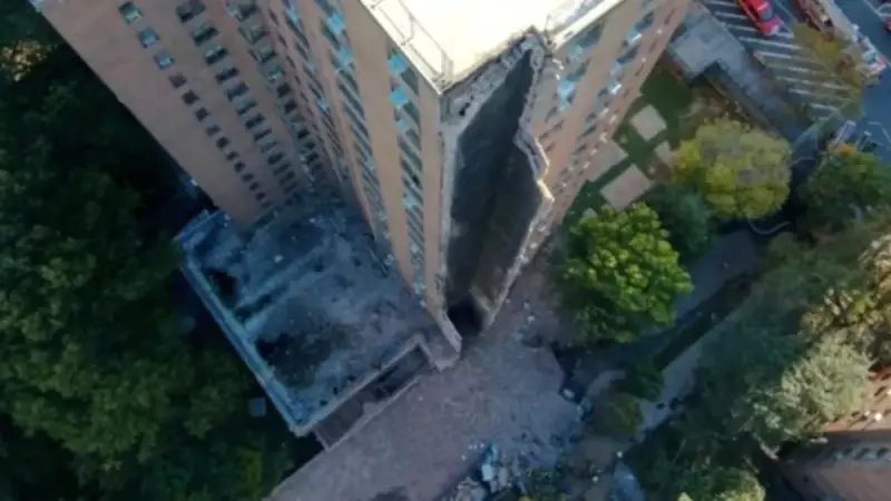 New York'ta 17 Katlı Binada Korkunç Çökme: Can Pazarı Yaşandı!