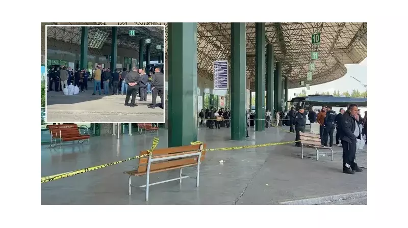 Otogarda Kan Donduran Anlar! Polis Kurşunuyla Bacaktan Vurularak Etkisiz Hale Getirilen Şüpheli Gözaltında