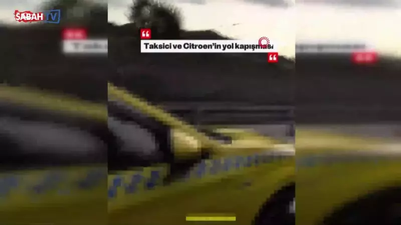 Sancaktepe'de Yol Verme Kavgası Trafiği Felç Etti! İki Sürücü Gözaltında