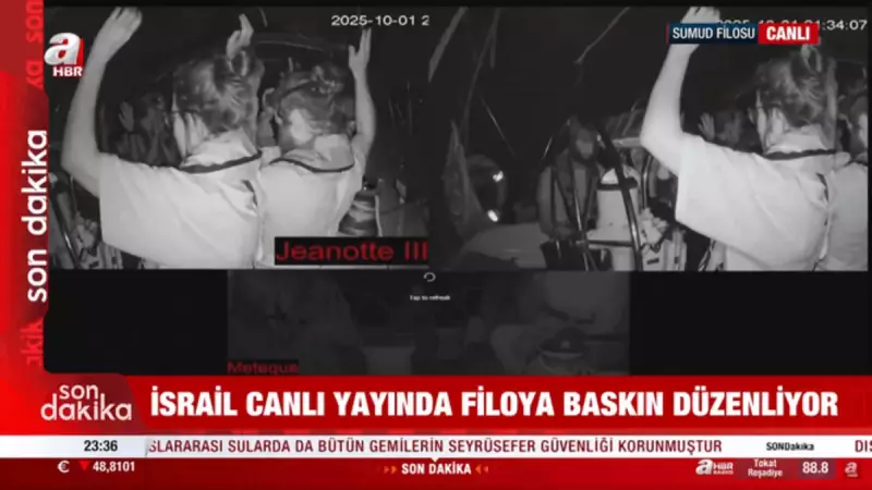 İsrail'in Sumud Filosu'na Kaba Müdahalesi: Görüntüler İlk Kez Ortaya Çıktı!