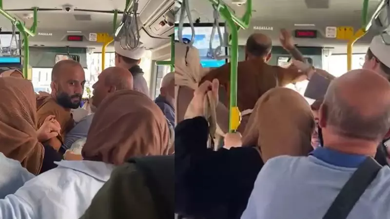 İstanbul'da İETT Otobüsünde İstanbul Kart Kavgası: Şoföre Yumrukla Saldırı!