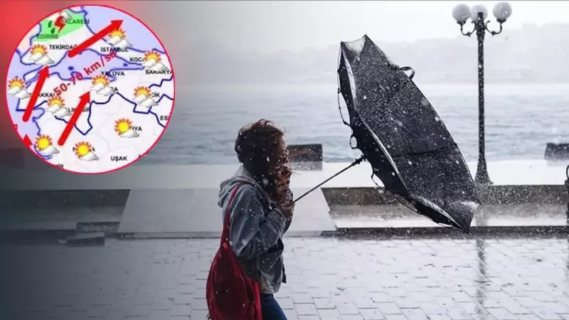 İstanbul'da Fırtına Alarmı! Rüzgar Saatte 75 Km'yi Bulacak - Valilikten Acil Uyarı