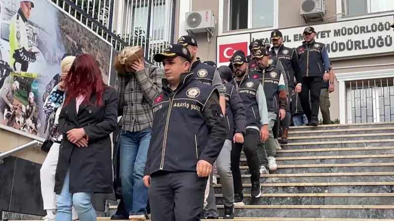 İstanbul'da Fuhuş Ağı Çökertildi: 14 Kadın Kurtarıldı, 12 Şüpheli Gözaltında!