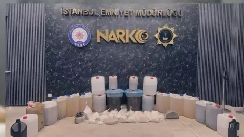 İstanbul'da Tarihi Uyuşturucu Operasyonu: 381 Kilo Metamfetamin ve 1 Milyondan Fazla Hap Ele Geçirildi!