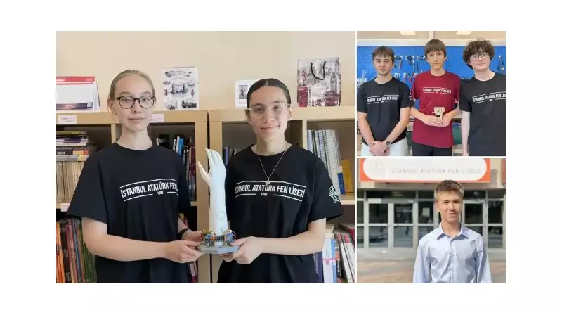İstanbul'daki Fen Lisesi Öğrencileri Dünya Çapında Zaferlerle Türkiye'nin Gururu Oldu!