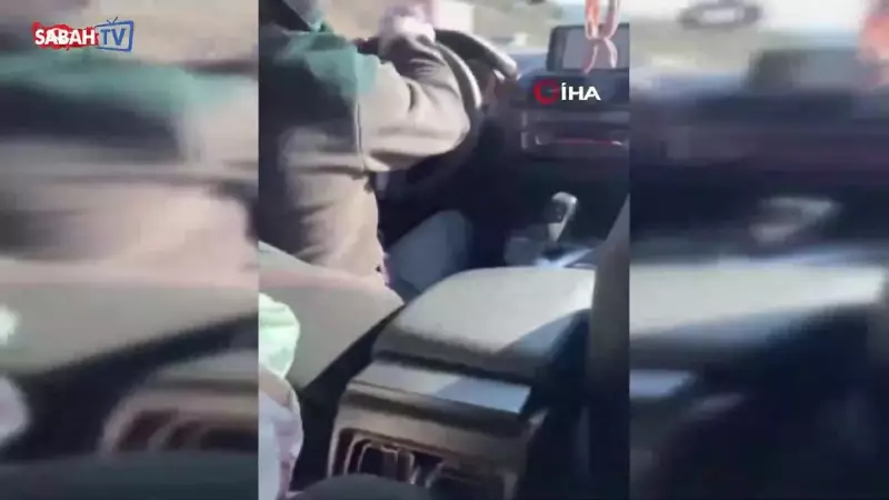 TEM Otoyolu'nda Dehşet Anları: Bebekli Araca Yapılan Magandalık Kameralara Böyle Yansıdı!