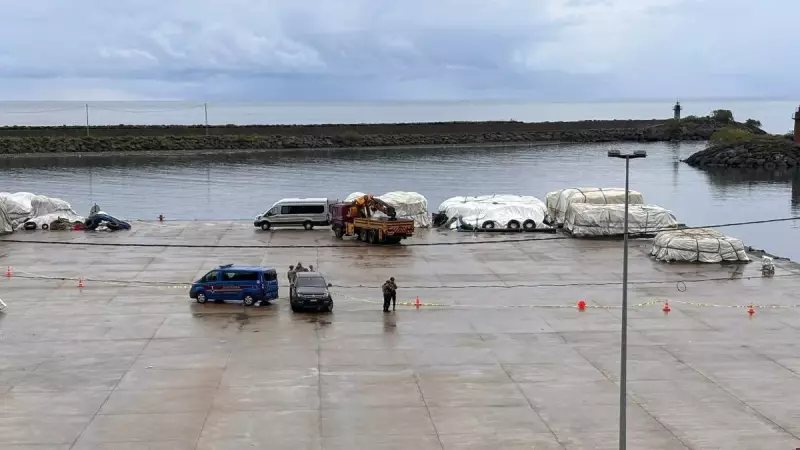 Trabzon'da Balıkçı Ağına Takılan İHA'nın İmha Süreci Başladı! Denizden Çıkan Sürpriz Misafir