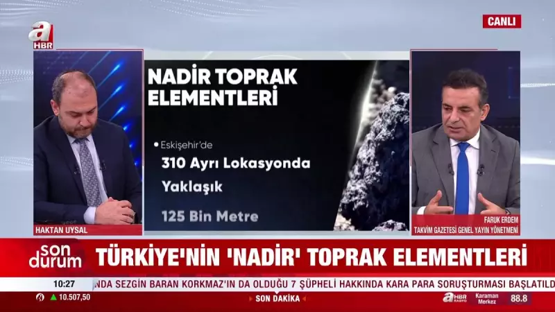 Türkiye'nin Geleceğini Şekillendirecek Nadir Elementler: Eskişehir'deki Hazine Sandığı Açılıyor!