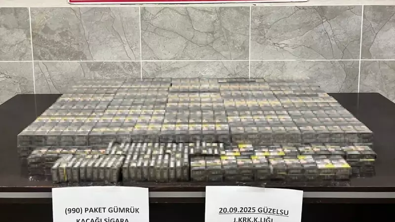 Van'da Tarihi Kaçak Sigara Operasyonu: 990 Paket Ele Geçirildi!