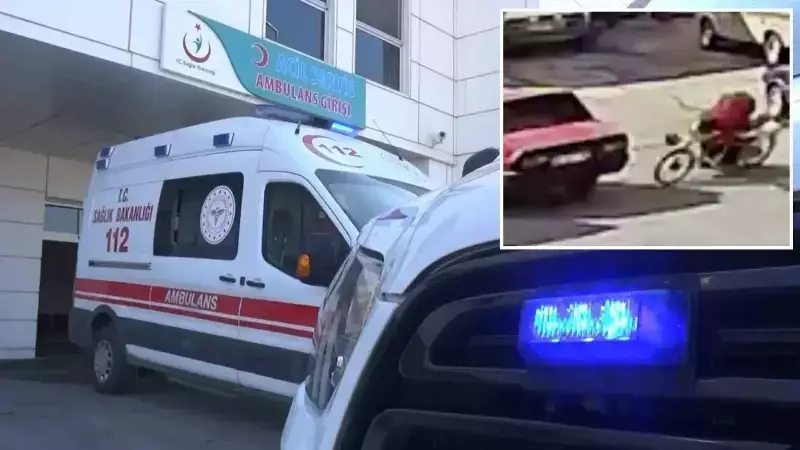 İzmir'de Feci Kaza! 15 Yaşındaki Motosiklet Sürücüsü Park Halindeki Araca Çarptı, Ağır Yaralandı