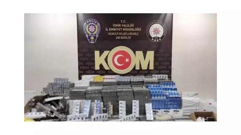 İzmir'de Kaçak Mallara Büyük Darbe: 20 Operasyonda 10 Milyon TL'lik Suç Zinciri Çökertildi!
