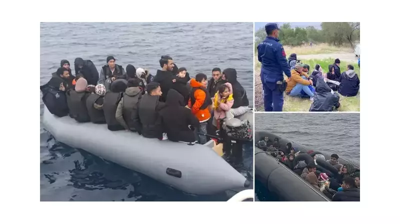 İzmir'de Tarihi Operasyon: 128 Düzensiz Göçmen Yakalandı!