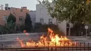 Mersin'de Akıl Almaz İhmal: Doğalgaz Kaçağı Olan Yerde Sigara Yaktı, Yangın Çıkardı!