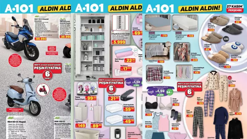 27 Kasım A101 Aktüel Ürünleri: Kasım Fırsatları Devam Ediyor!