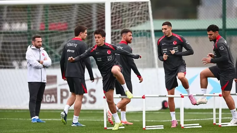 A Milli Takım, Bulgaristan Maçı İçin Riva'da Antrenmanlara Devam Ediyor