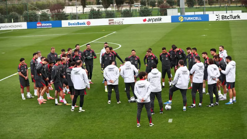 A Milli Takım Bulgaristan Maçı İçin Riva'da Yoğun Mesai Yapıyor