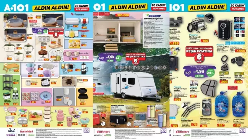 A101 20 Kasım 2025 Aktüel Kataloğu: Tiny House ve Karavan Fırsatları!