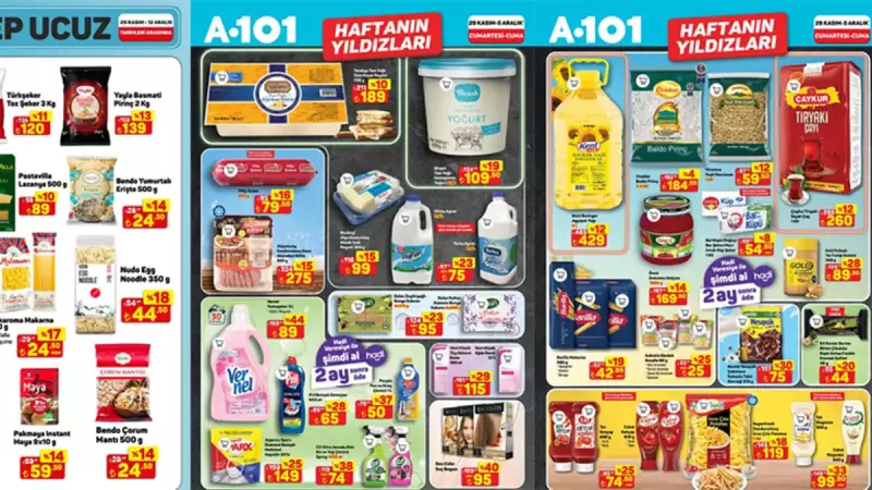 A101 Haftanın Yıldızları Başladı! 29 Kasım-5 Aralık Fırsatları