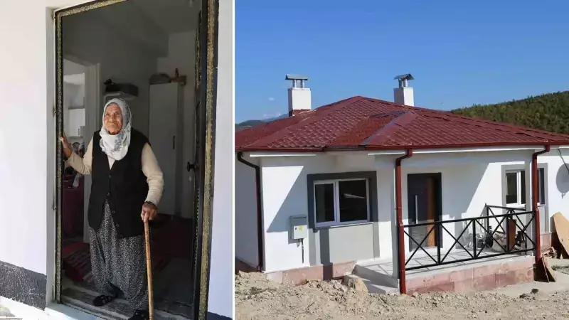 Adana'da 90 Yaşındaki Fatma Nine Depremin Ardından Yeni Evine Kavuştu