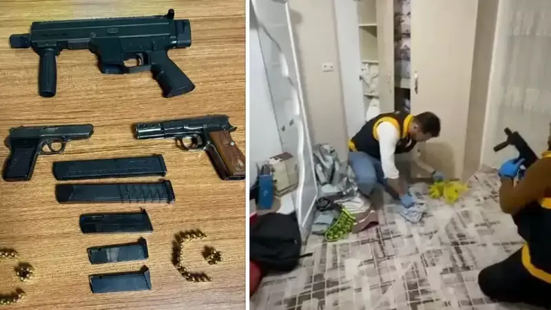 Adana'da Ruhsatsız Silah Operasyonu: 3 Tabanca ve 81 Mermi Ele Geçirildi