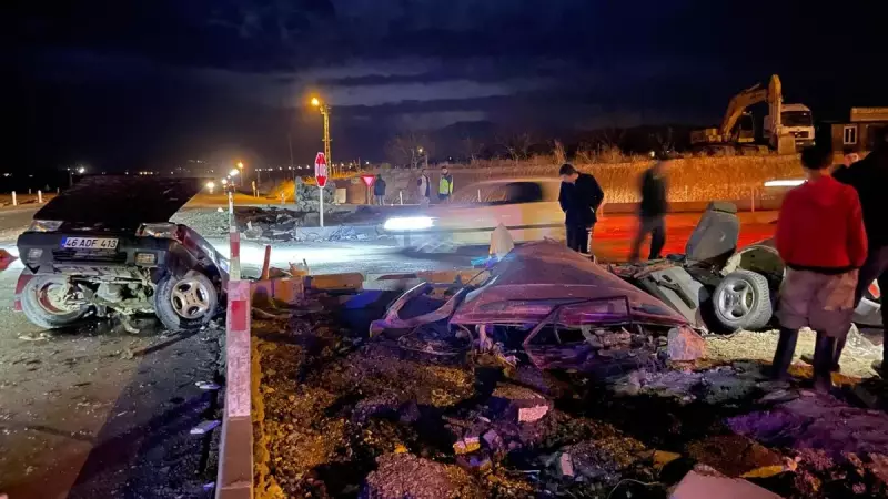 Afşin'de Şiddetli Trafik Kazası: 2 Yaralı