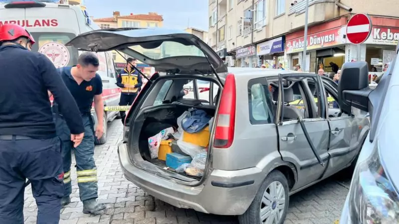 Aksaray'da Seyir Halindeki Araçta Piknik Tüpü Patladı: 1 Yaralı