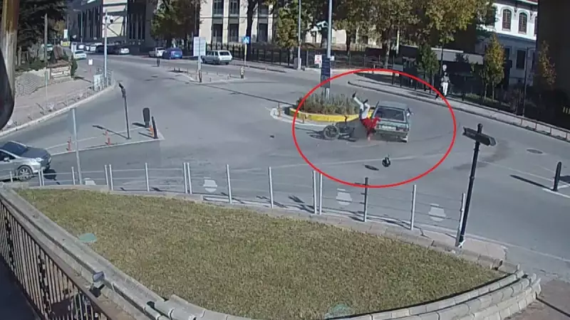 Amasya'da Motosiklet ile Otomobil Çarpıştı: Sürücü Yaralandı