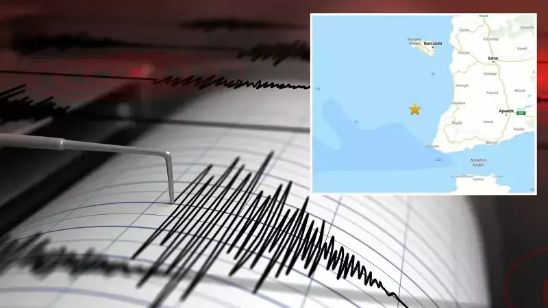 Çanakkale'de 4 Büyüklüğünde Deprem: Ayvacık Açıklarında Sarsıntı