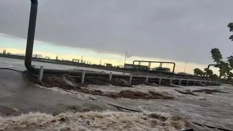 Çanakkale'de Sağanak: Tuzla Çayı Taştı, Evleri Su Bastı