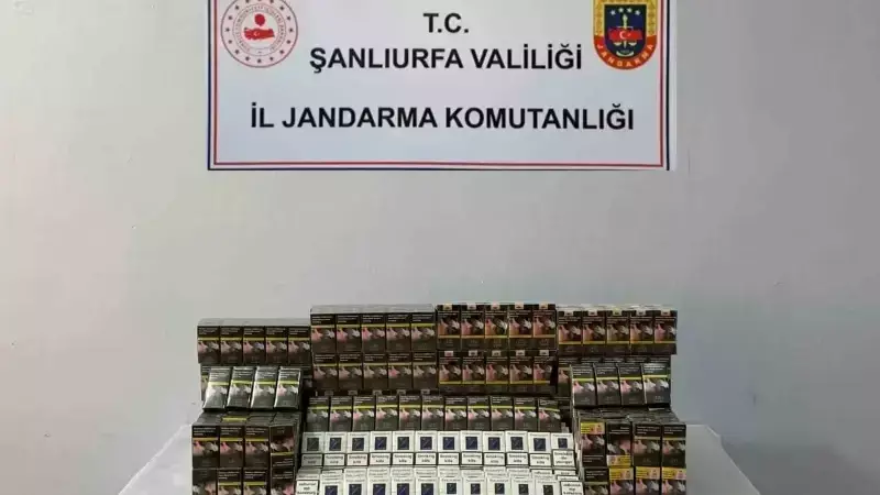 Şanlıurfa'da 5 Bin Paket Kaçak Sigara Ele Geçirildi