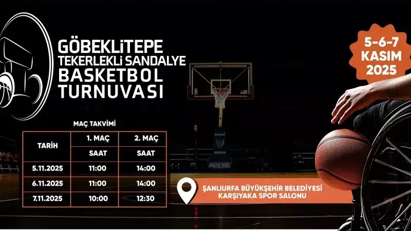 Şanlıurfa'da Tarihi Bir İlk: Göbeklitepe Ruhuyla Tekerlekli Sandalye Basketbolu Heyecanı Başlıyor!