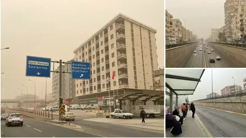 Şanlıurfa'da Toz Taşınımı Alarmı: Görüş Mesafesi 500 Metreye Düştü