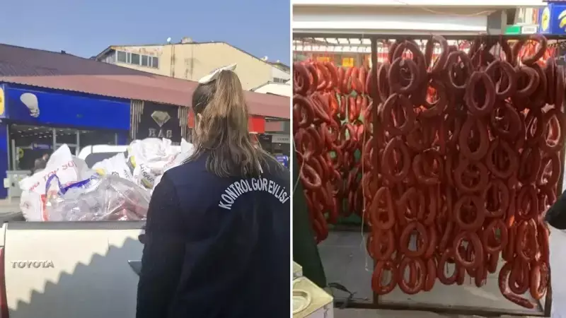Ağrı'da 415 Kilo Etiketsiz Sucuğa El Konuldu