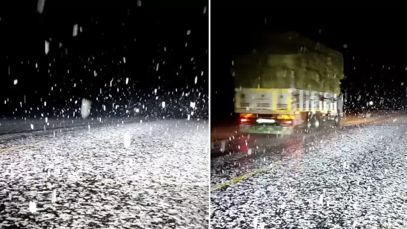 Ardahan'da Kar Yağışı Ulaşımı Felç Etti: Sürücüler Zor Anlar Yaşadı