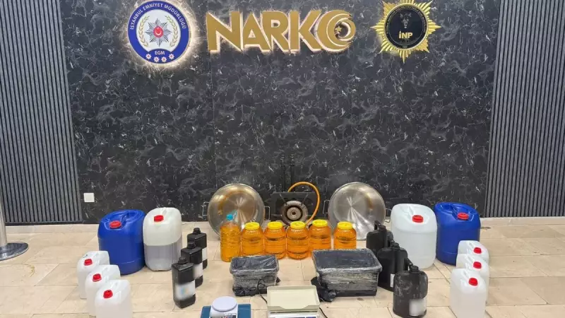 Arnavutköy'de Metamfetamin Laboratuvarı Çökertildi: 47 Kilo Ele Geçirildi