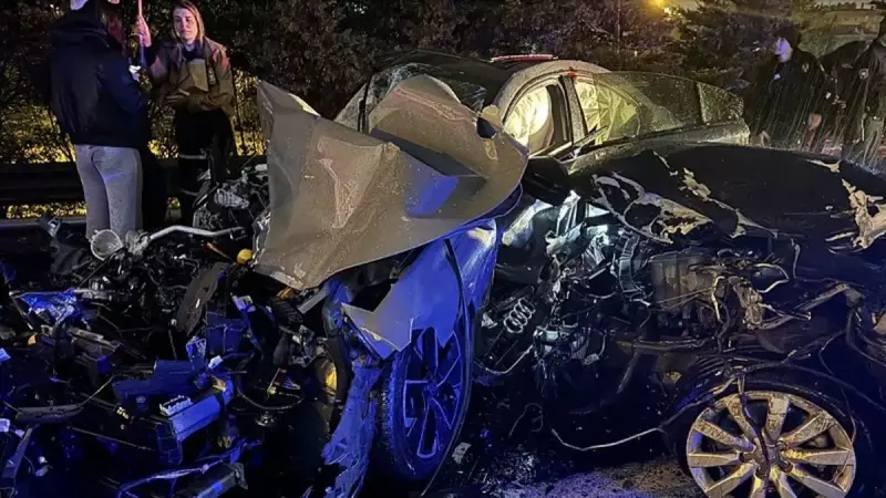 Ataşehir'de 5 Araçlık Zincirleme Kaza: 2'si Ağır 6 Yaralı