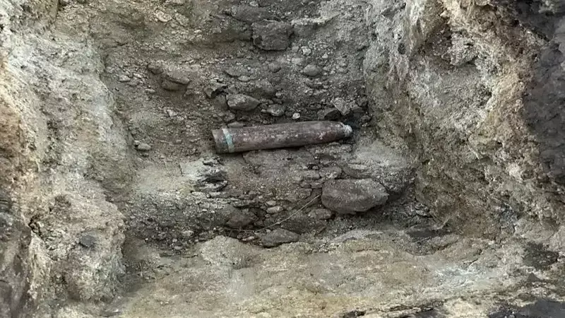 Aydın'da Kurtuluş Savaşı'ndan Kalma Top Mermisi Bulundu ve İmha Edildi