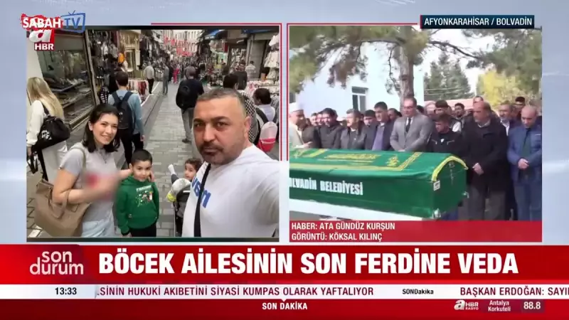 Baba Servet Böcek Son Yolculuğuna Uğurlandı: Ailesiyle Aynı Kaderi Paylaştı