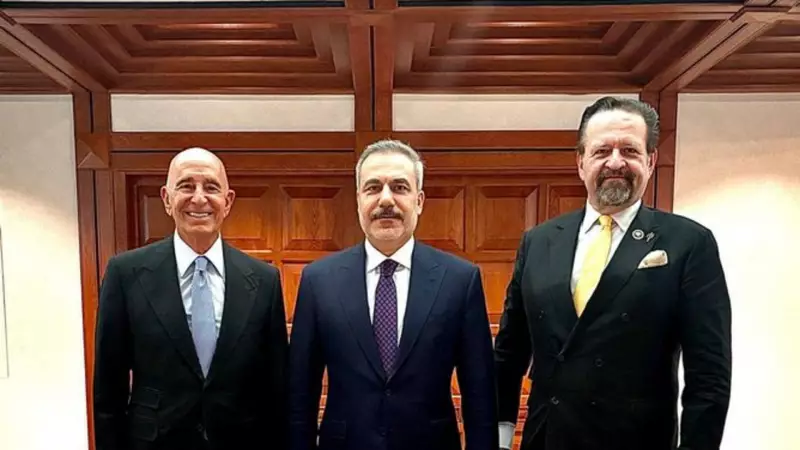 Bakan Fidan, ABD Büyükelçisi Barrack ve Trump'ın Danışmanı Gorka ile Görüştü