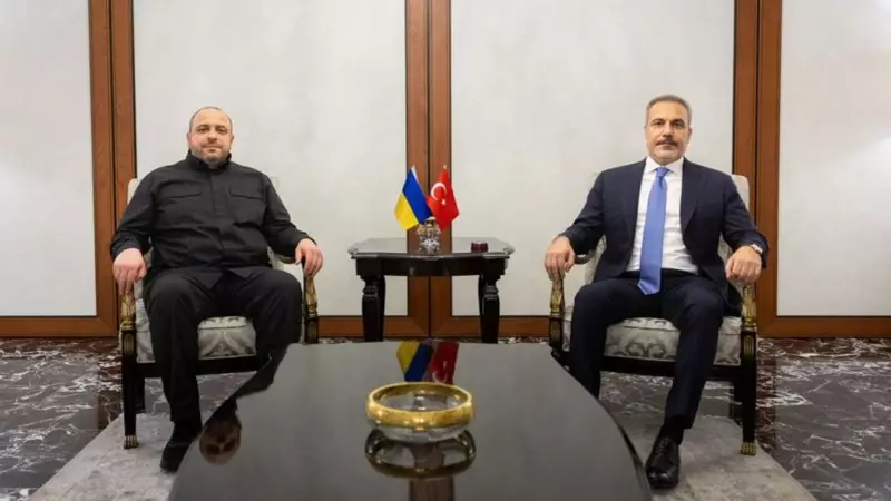 Bakan Fidan, Ukraynalı Mevkidaşı Umerov ile Ankara'da Görüştü