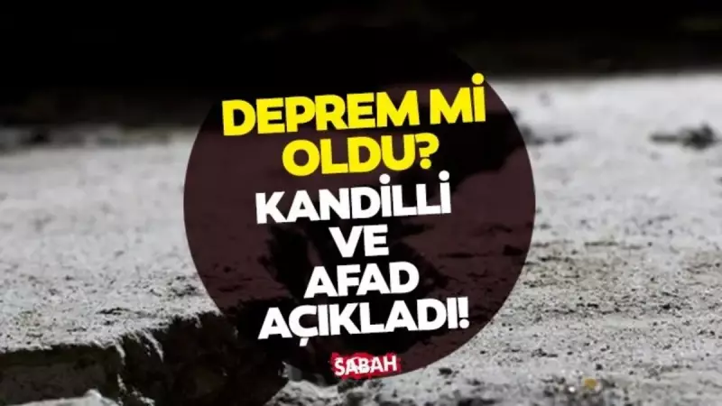 Balıkesir'de Deprem! İstanbul'da Bile Hissedilen Sarsıntı: Kandilli ve AFAD Açıkladı