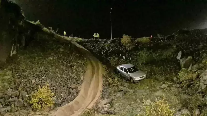 Bartın'da Viyadükten Uçan Otomobil: Sürücü Yaralı