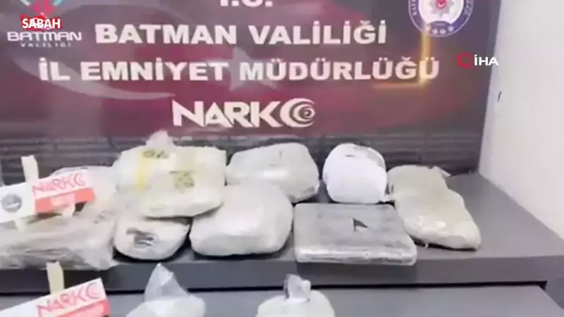 Batman'da Narkotik Köpek Hector 12 Kilo Uyuşturucu Ele Geçirdi