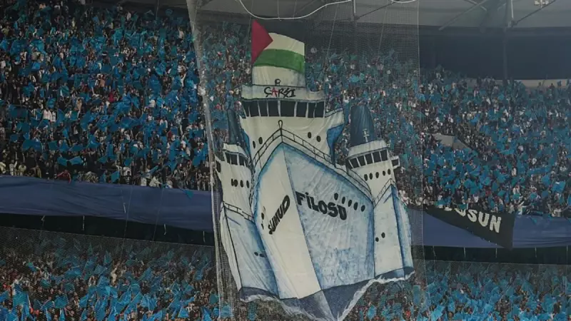 Beşiktaş Taraftarlarından Filistin'e Dokunan Destek: Vodafone Park'ta Anlamlı Gece