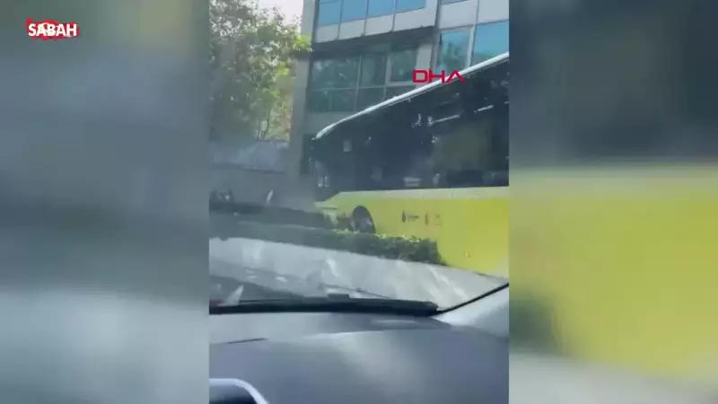 Beşiktaş'ta İETT Otobüsü Kaza Yaptı: Şoförün Kalp Krizi Geçirdiği İddiası