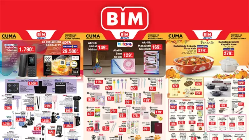 BİM 2-5 Aralık Aktüel Kataloğu: Tuşlu Telefon, Çaycı ve Terlik İndirimde!