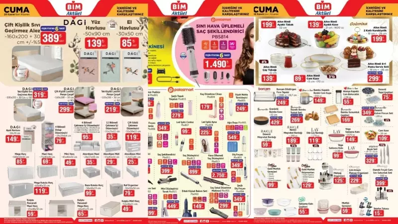 BİM'de Bu Hafta: 25-28 Kasım Aktüel Ürün Fırsatları Başlıyor!