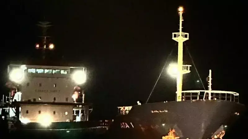 Bodrum'dan Ukrayna'ya Giden Gemi Çanakkale Boğazı'nda Arıza Yaptı