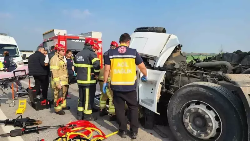 Bursa-İzmir Karayolu'nda Süt Tankeri Kazası: 1 Yaralı