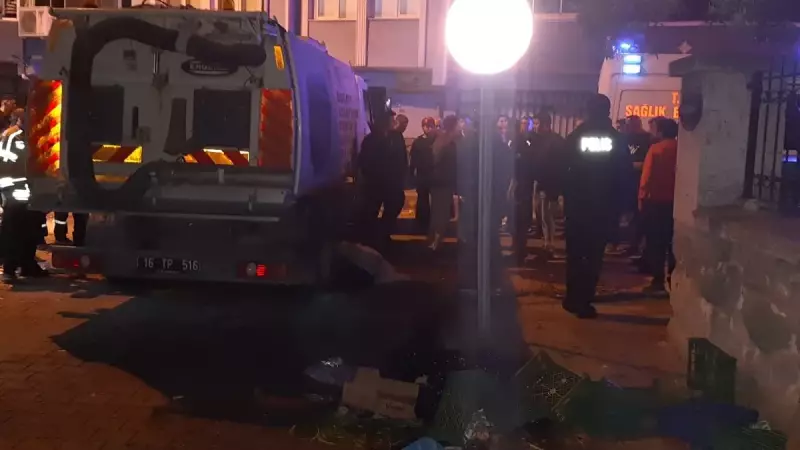 Bursa'da Çöp Kamyonu Geri Manevrada 78 Yaşındaki Adamı Ezip Öldürdü